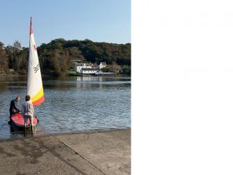 View of cottage from the slip
