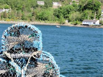 View of cottage from harbour