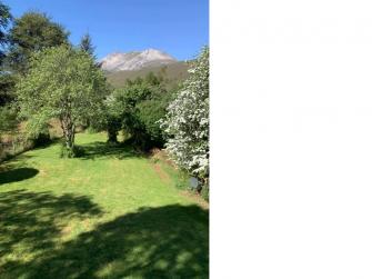 Garden with view to Beinn Eighe