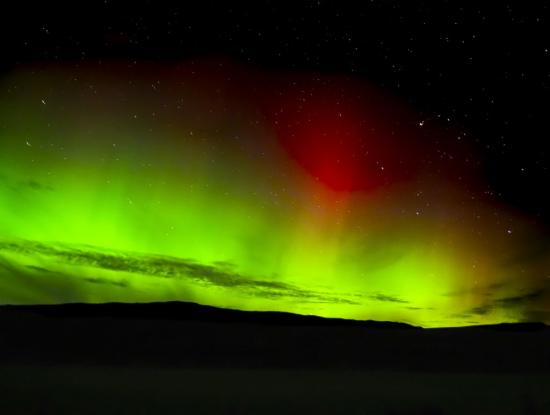 Northern Lights seen from the cottage