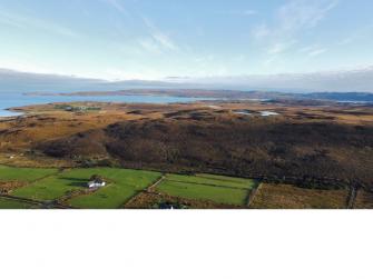 Aerial view of the cottage