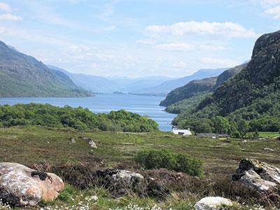 Looking over Loch Maree